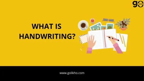What is handwriting?